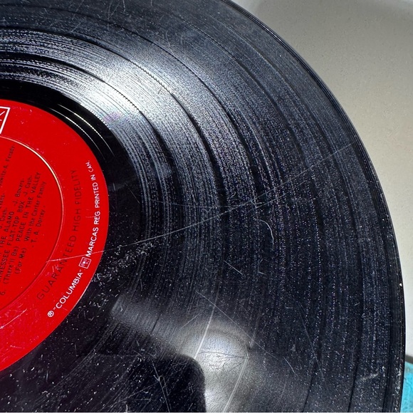 Vintage Johnny Cash Ring of Fire The Best of Johnny Cash Greatest Hits Vinyl - Picture 9 of 9